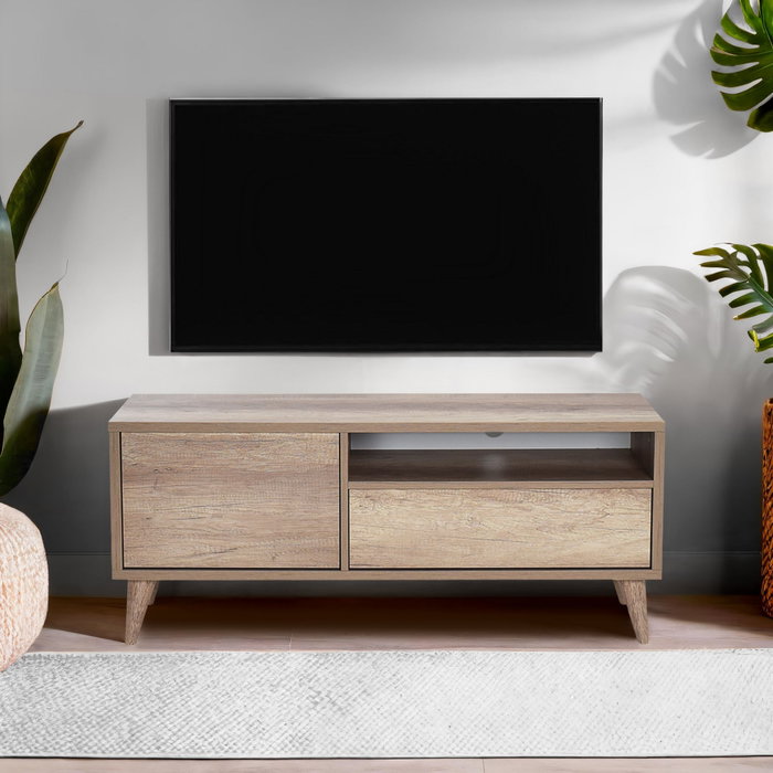 Hanah Home Soporte TV Tvr-311-Tt-1 Nogal Claro 120x50x40 cm